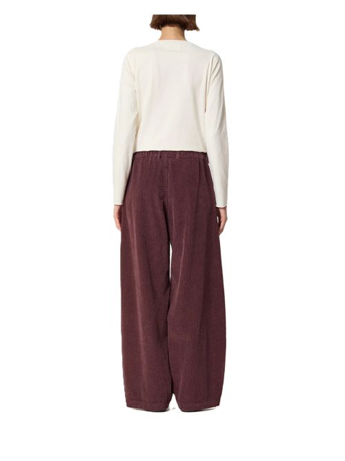 panta sbam - velluto Labo.art | L972FP014033009 SASSO